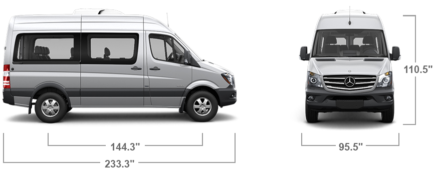 12 passenger sprinter van